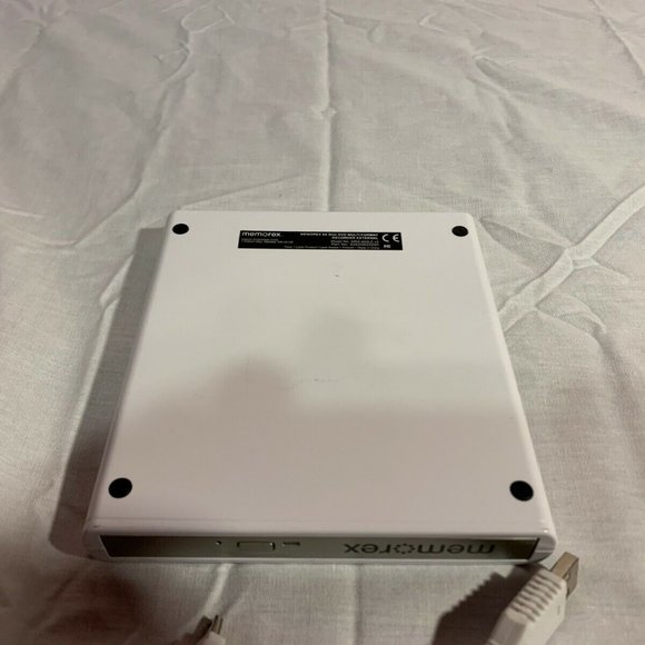 MEMOREX 8X SLIM DVD MULTI-FORMAT WHITE EXTERNAL MRX-650LE V3 RECORDER NM 03452 - Picture 10 of 12